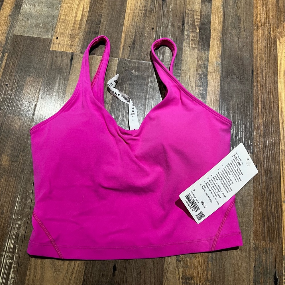 BNWT Lululemon align tank in sonic pink 💕